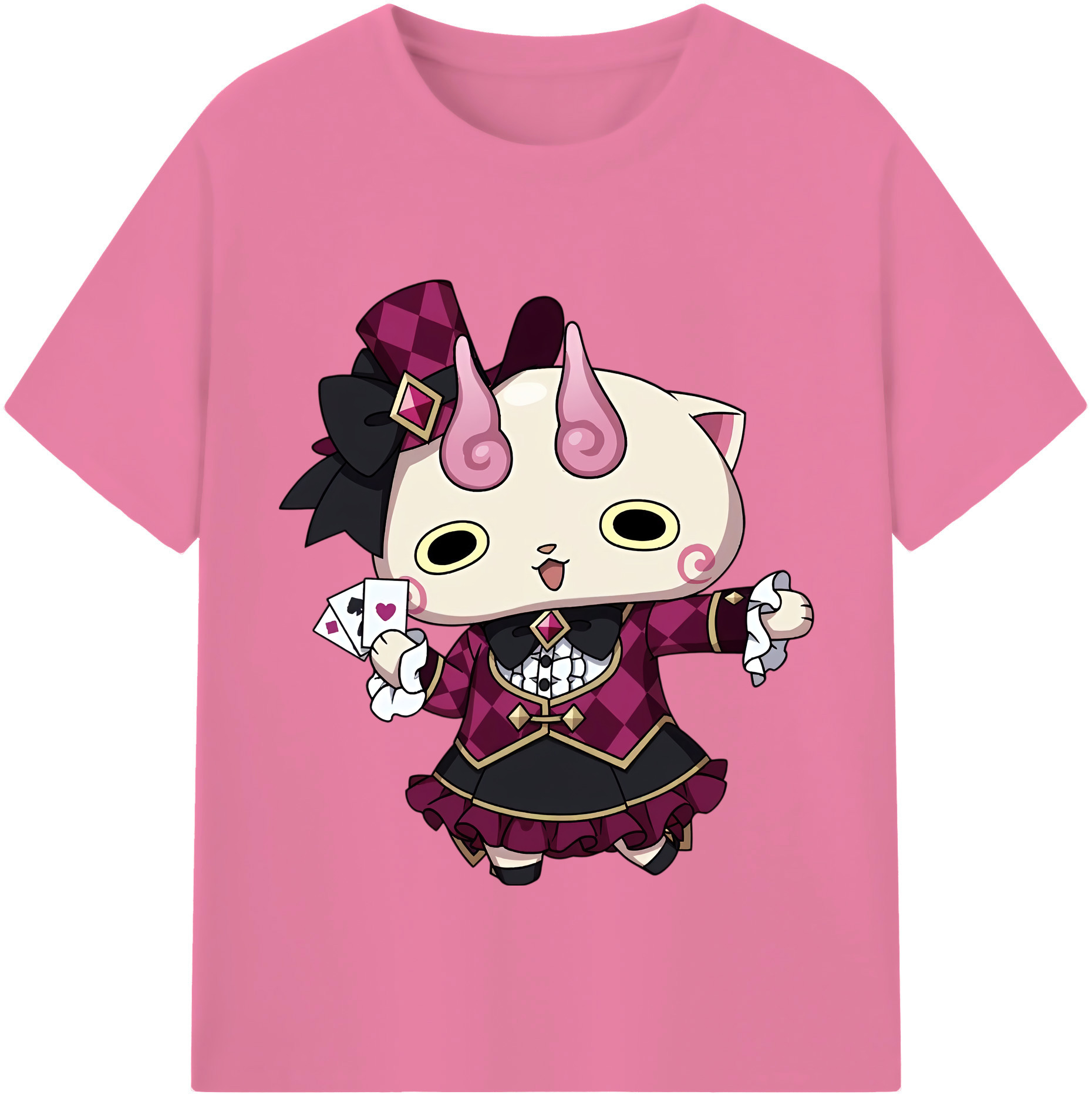 （画像用） 妖怪ウォッチ Yo-kai Watch 綿100％半袖Tシャツ（フロントプリント）